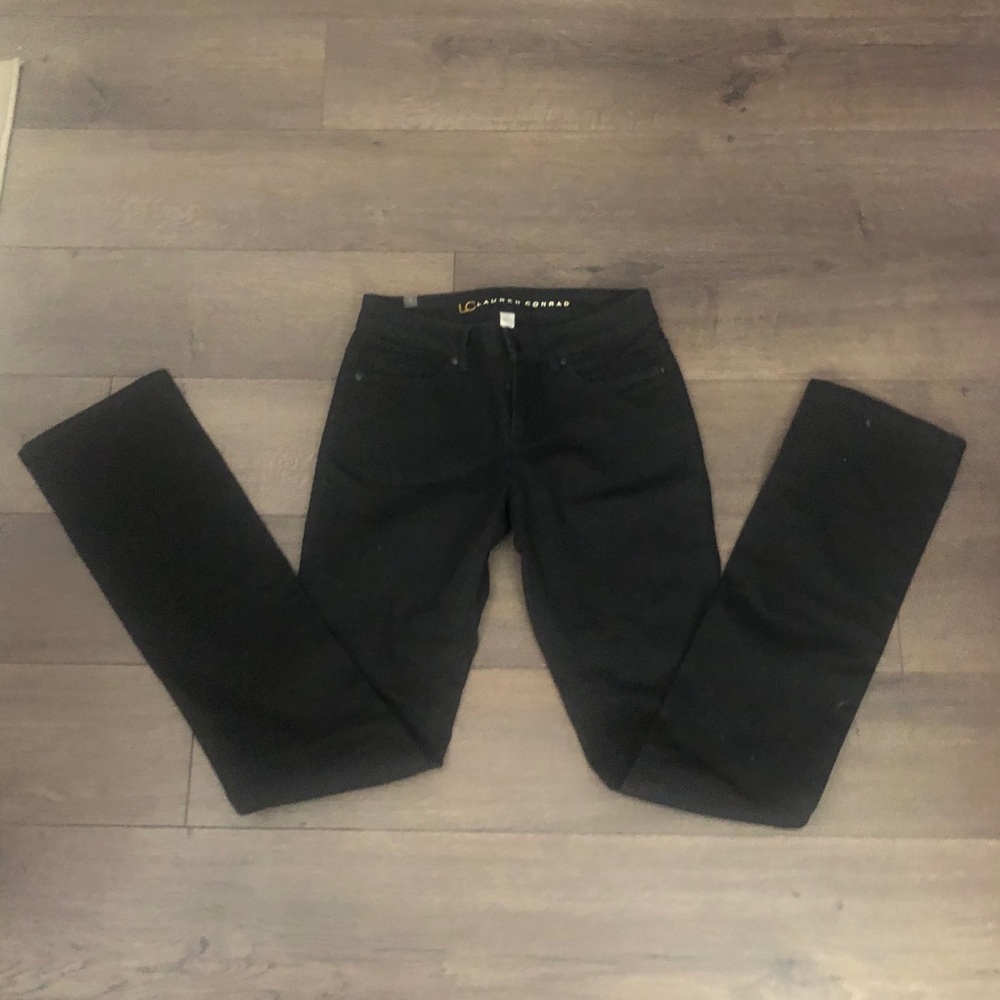 ⭐️5/$25⭐️ LC Lauren Conrad black jeans Sz. 2 - Picture 2 of 6